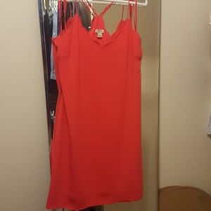 JCrew Scalloped Tank Dress